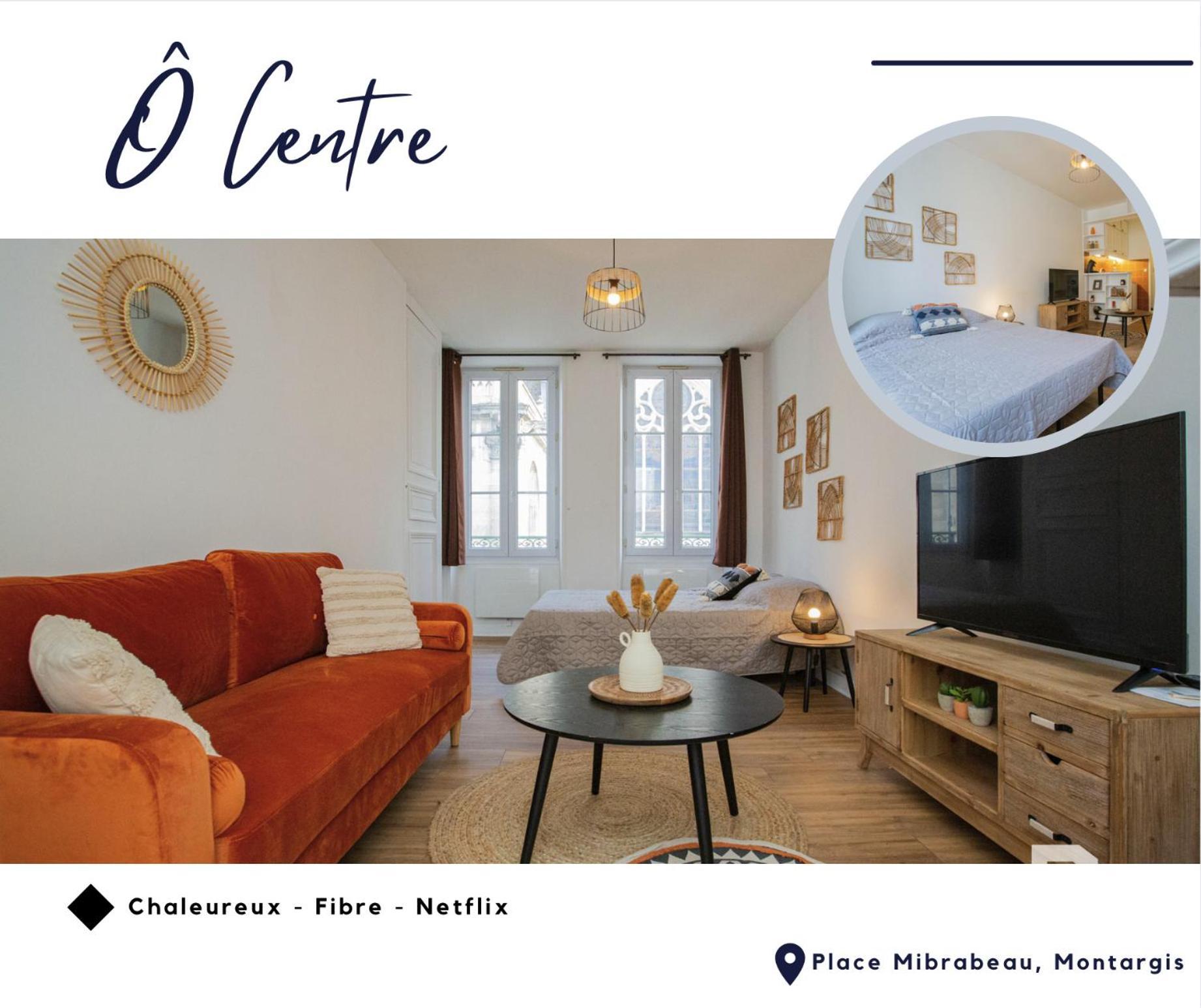 Ferienwohnung O Centre- Chaleureux - Fibre - Netflix Montargis Exterior foto